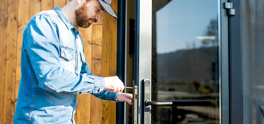 Frameless Glass Storefront Door Locks Replacement in Atherton, CA