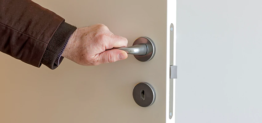 Restroom Locks Privacy Bolt Installation in Atherton, California